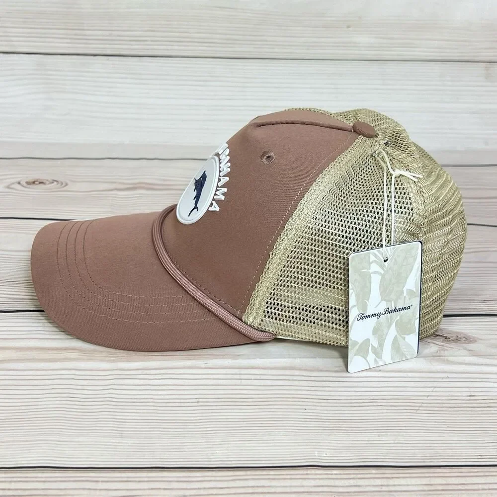 NEW Tommy Bahama Trucker Hat Tip Your Cap Baja Margarita Recipe Snapback Muave